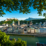 Kapuzinerberg in Salzburg im Sommer