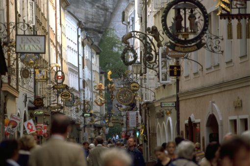 Getreidegasse in Salzburg