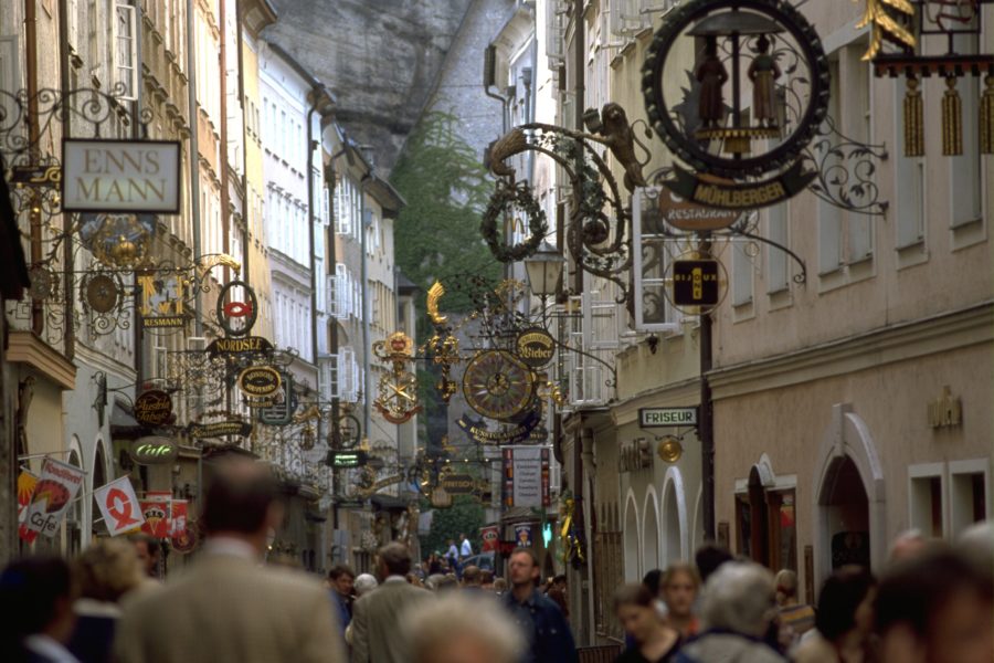 Getreidegasse in Salzburg