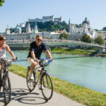 Radfahren an der Salzach