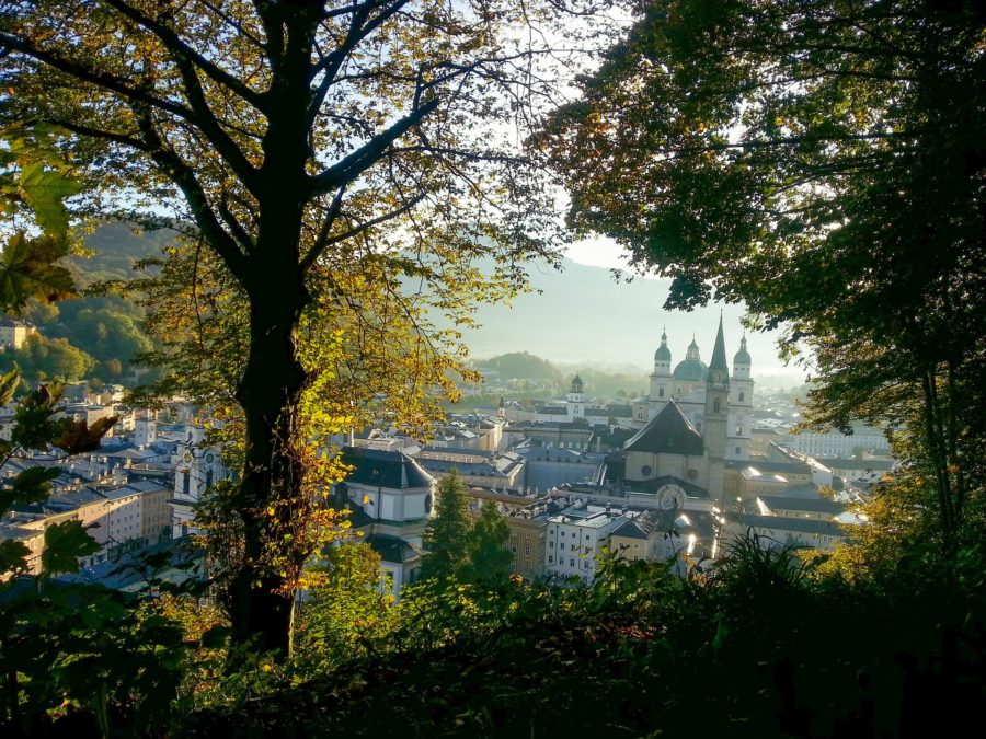 Der goldene Herbst in der Mozartstadt.