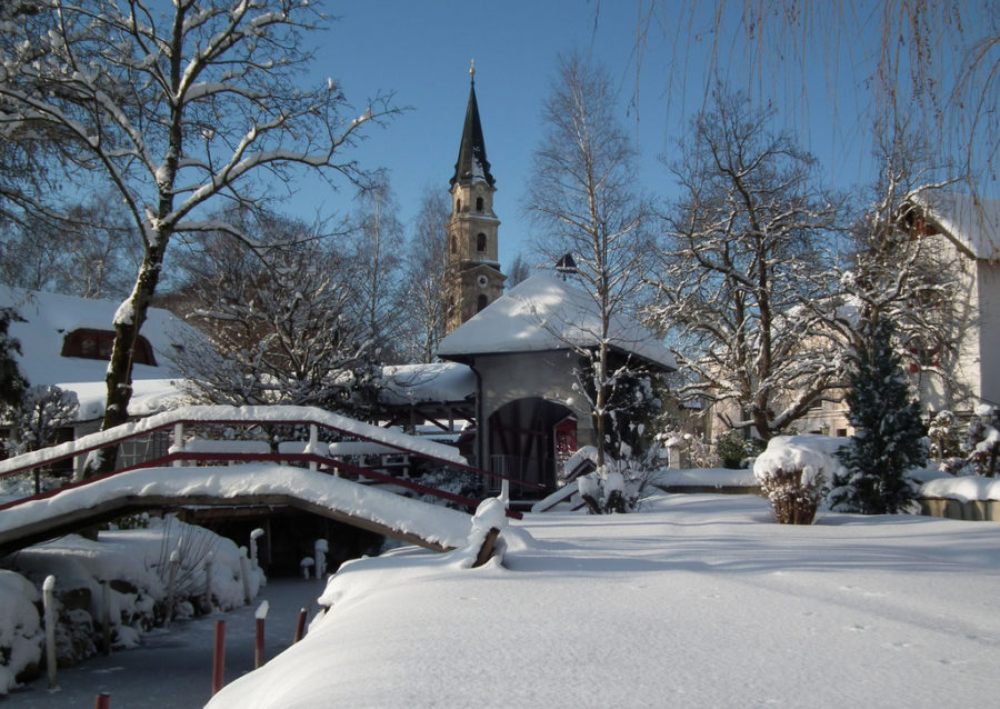 Mattsee im Winter
