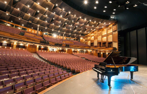 Bühnensicht im Großen Festspielhaus