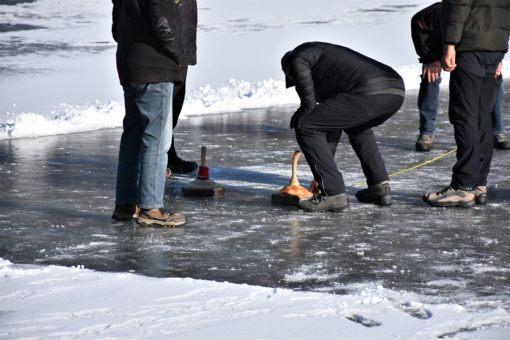 Eisstocks schießen in Salzburg